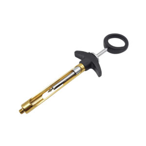 Dental Aspirating Syringe 1.8ml Black & Golden