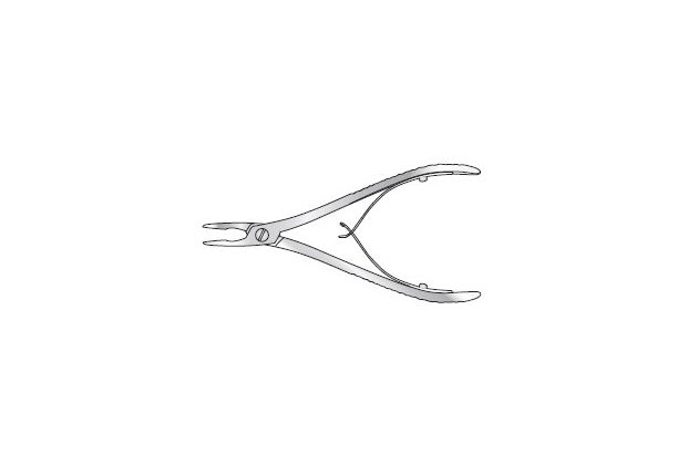 GLASGOW PATTERN RONGEUR, SLIGHTLY CURVED ON FLAT, SCREW JOINT – Abuamra ...